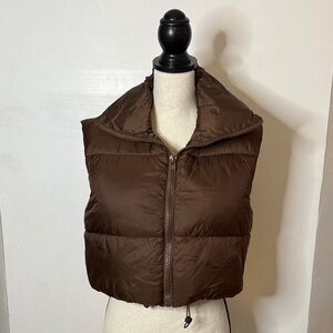 Amazon Women's Chocolate Puffer Vest